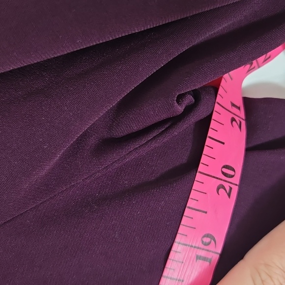 Purple Chiffon Hem Tunic - Picture 5 of 5